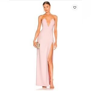 Katie May Infatuation Gown in Blush. Small, new with tags, never worn.